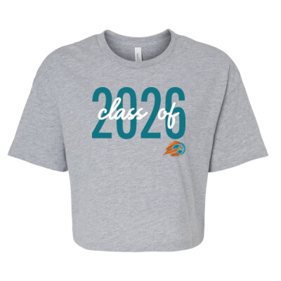 Ladies Bella+Canvas Jersey Crop Tee - Class of 2026 Thumbnail