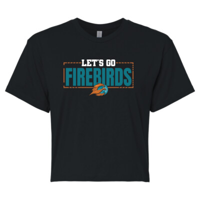 Women's Ideal Crop Top - Let's Go Firebirds Thumbnail