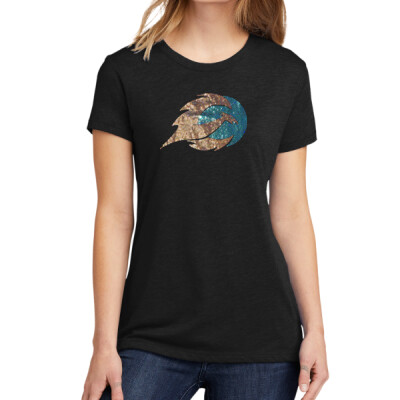 Ladies Next Level CVC Tee - Shiny Spangle Firebirds Thumbnail